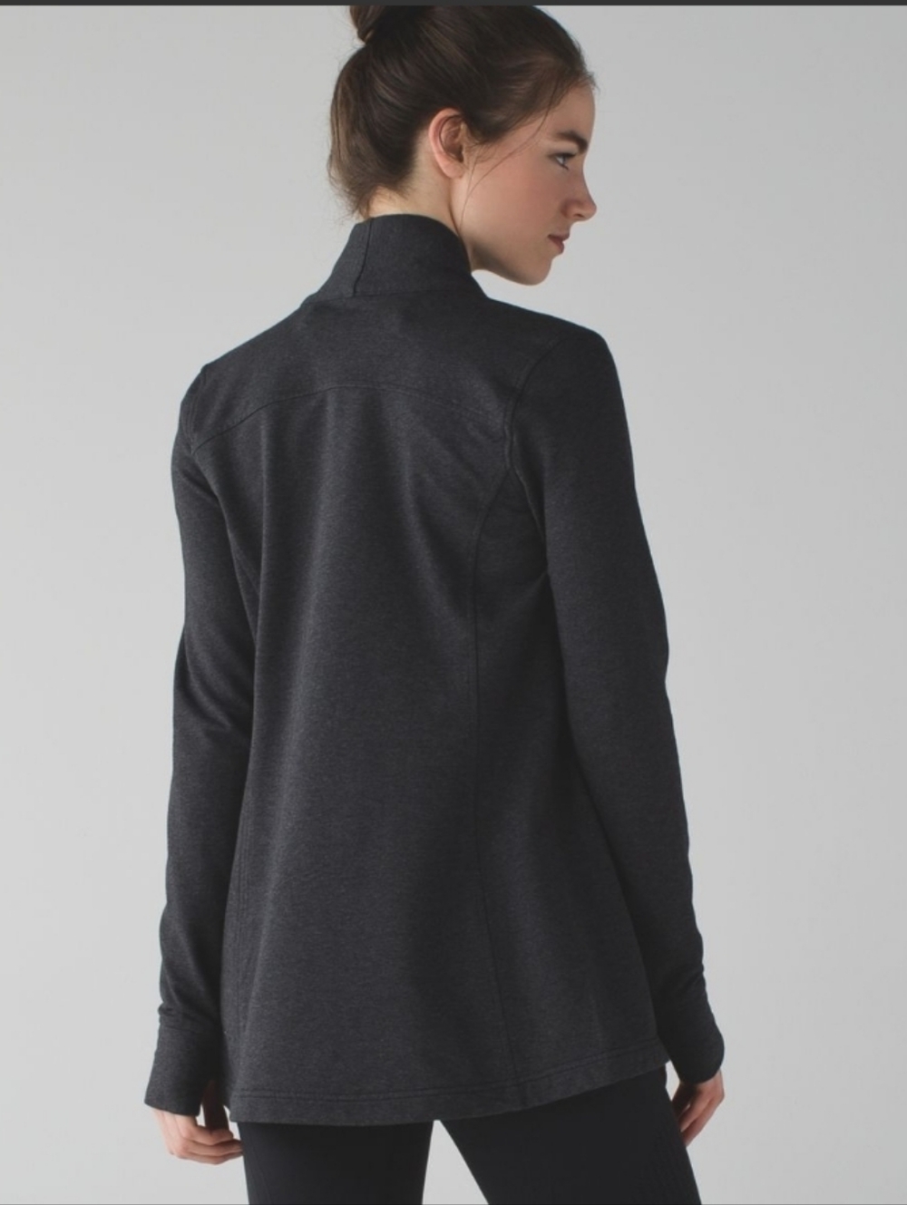 Lululemon Coast Wrap II - Heathered Black - Picture 6 of 12